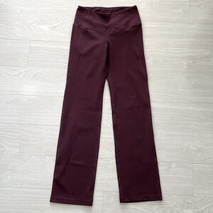 Yogalicious Lux Burgundy Activewear pants